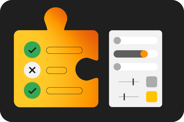 Ilustración de extensiones configurables